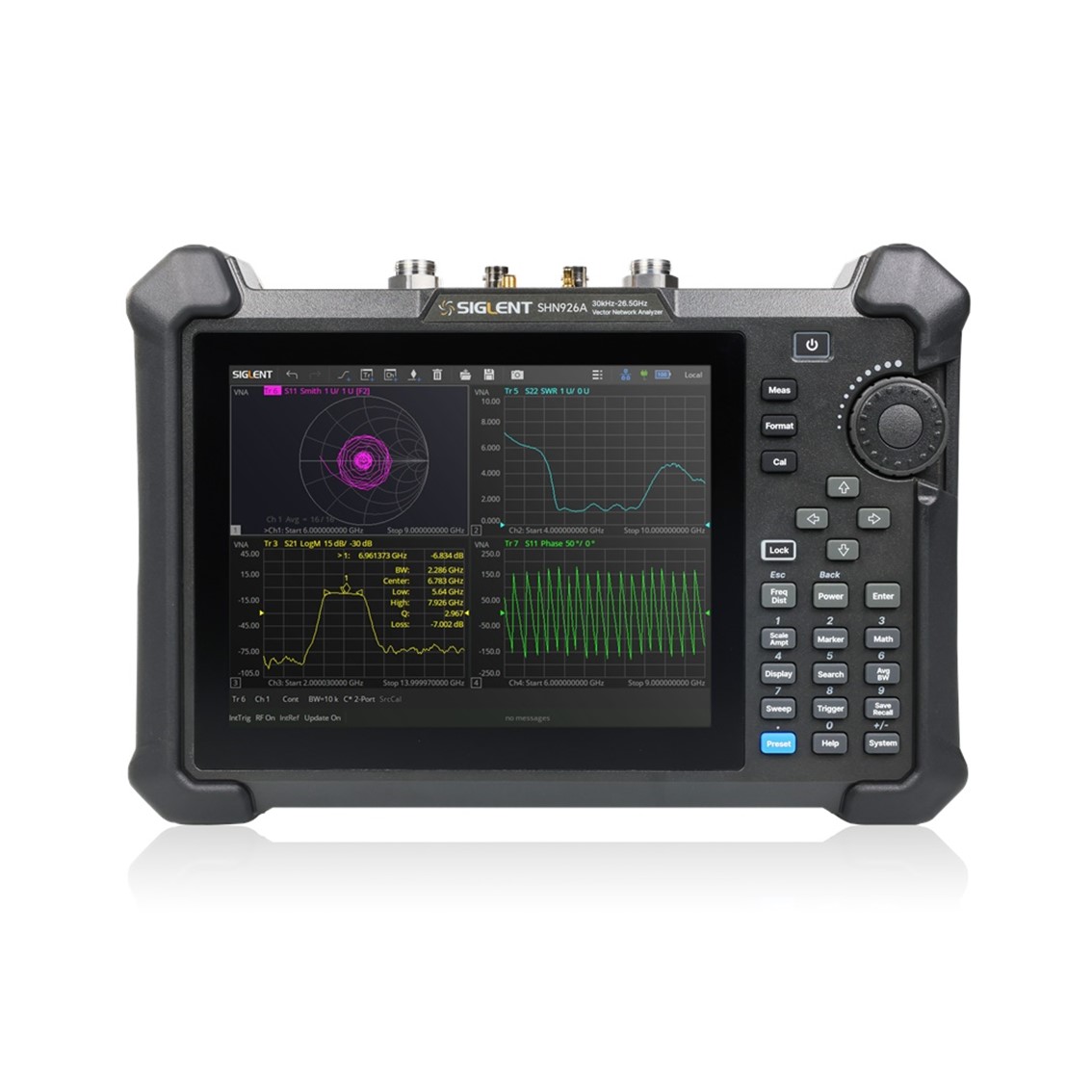 [ SIGLENT ] SHN914A  휴대용 벡터 네트워크 분석기 30kHz-14GHz/100dB/2포트