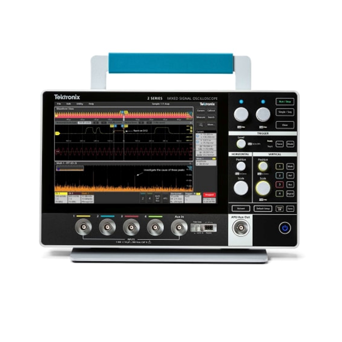 [ TEKTRONIX KETHLEY ] MSO22 2-BW-100  2채널 디지탈오실로스코프 2CH/100MHz/2.5 GS/디지탈16CH/10M