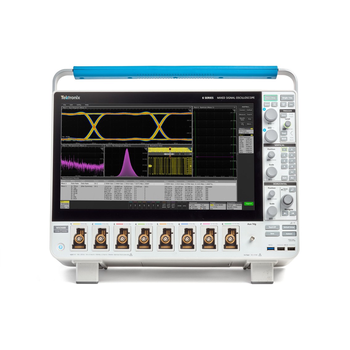 [ TEKTRONIX KETHLEY ] MSO64B 6-BW-10000  4채널 디지탈오실로스코프 4CH/10GHZ/50GS/62.5M/디지탈32채널