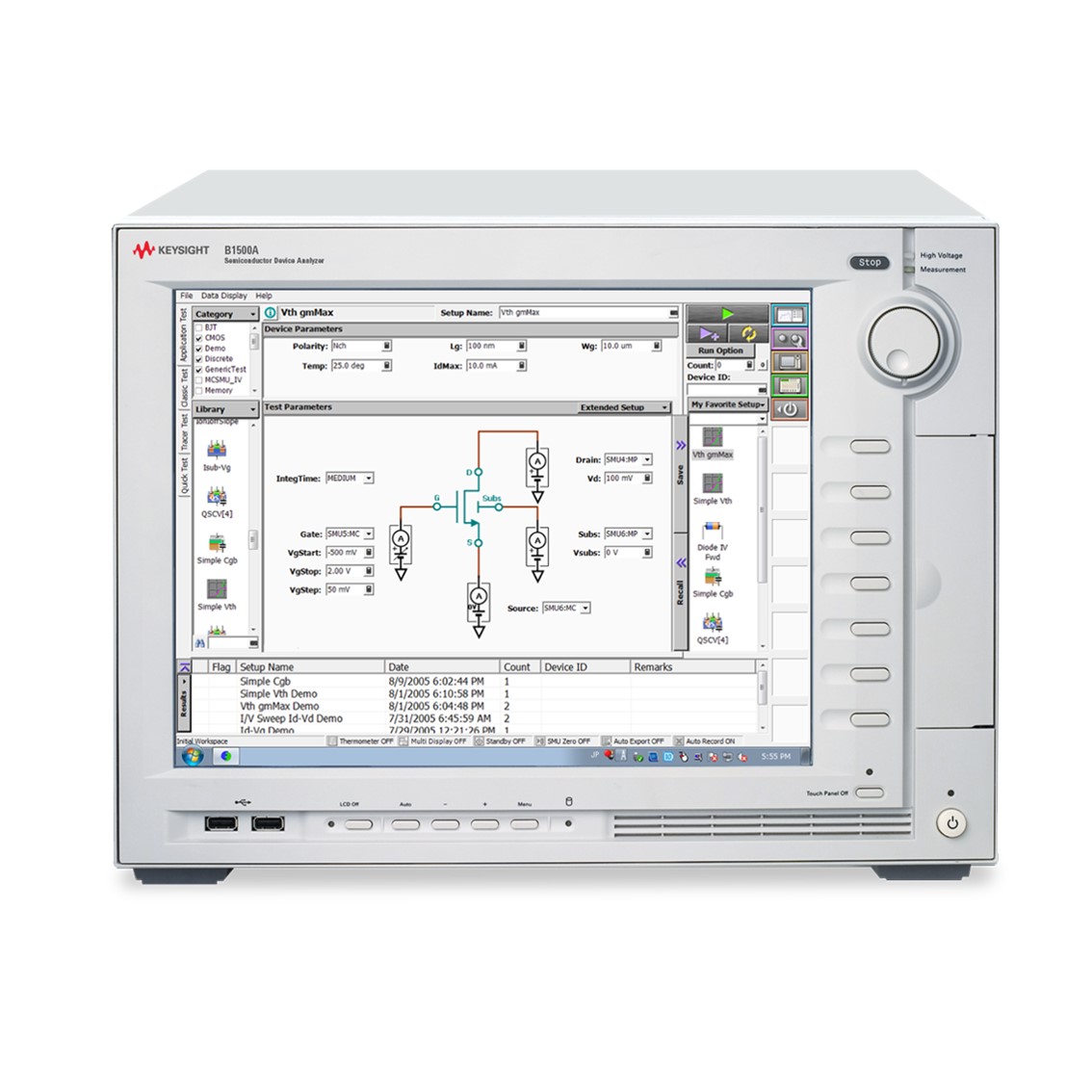 [ KEYSIGHT ] B1500A  반도체 파라미터 분석기, 웨이퍼 파라미터 분석기