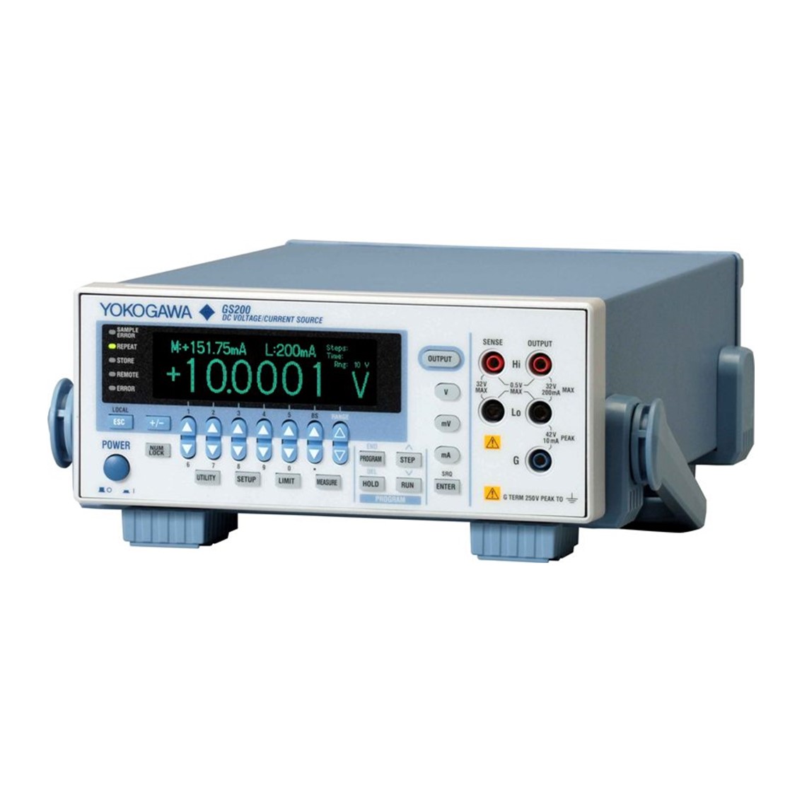 [ YOKOGAWA ] GS210 DC 전압/전류 소스 펄스 생성기, 전면패널출력