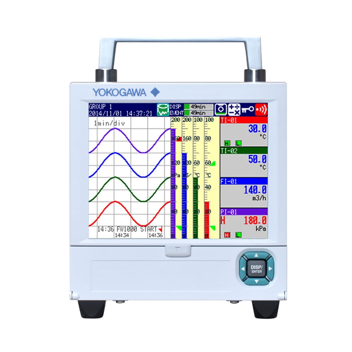 [ YOKOGAWA ] FW1006-07  보급형 6채널 디지털 레코더,다채널 범용 데이터로거 FW1000시리즈