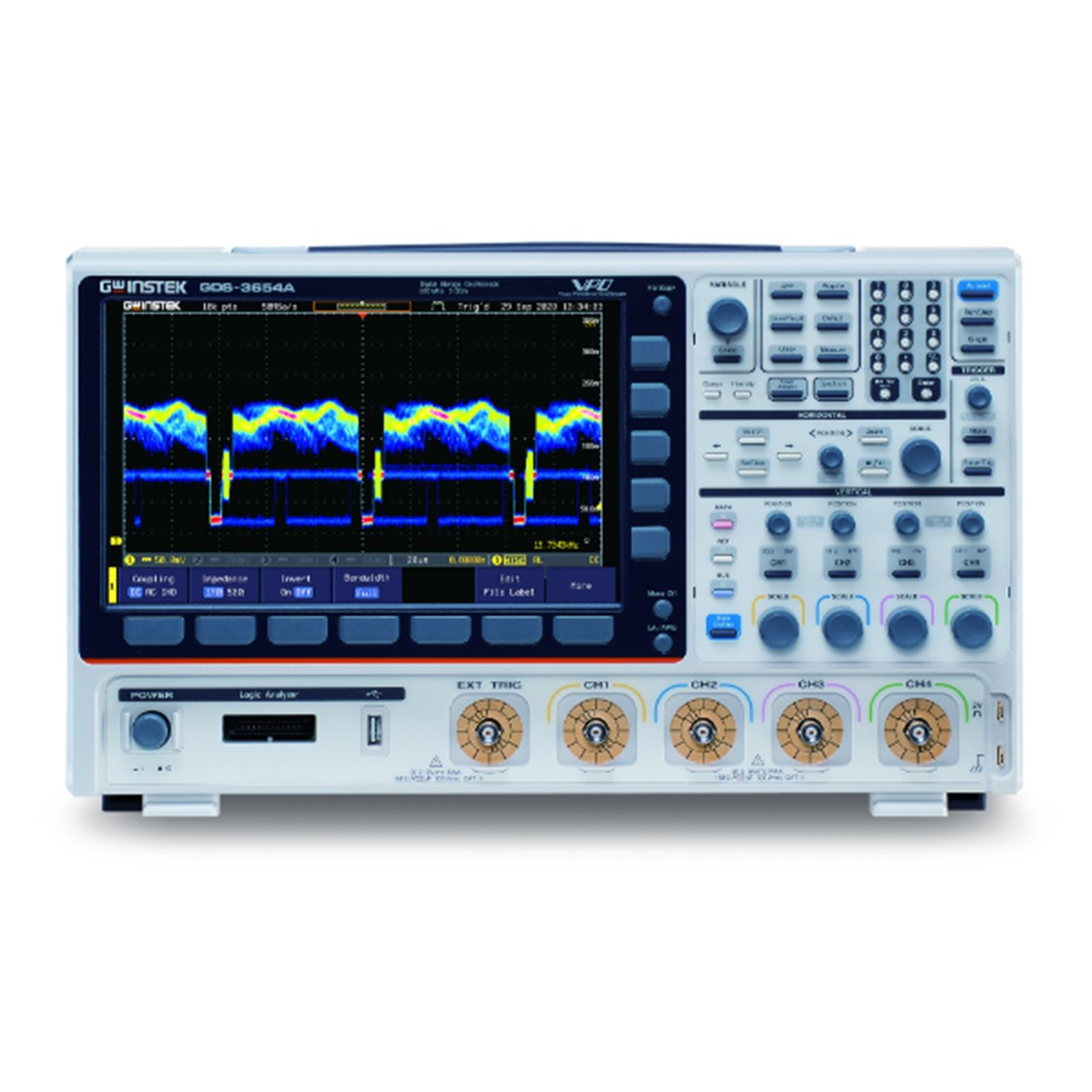 [ GWINSTEK ] GDS-3352A  디지탈오실로스코프 2채널/350MHz/5GSa/s/2.5GSa/s/200Mpts 10.2인치