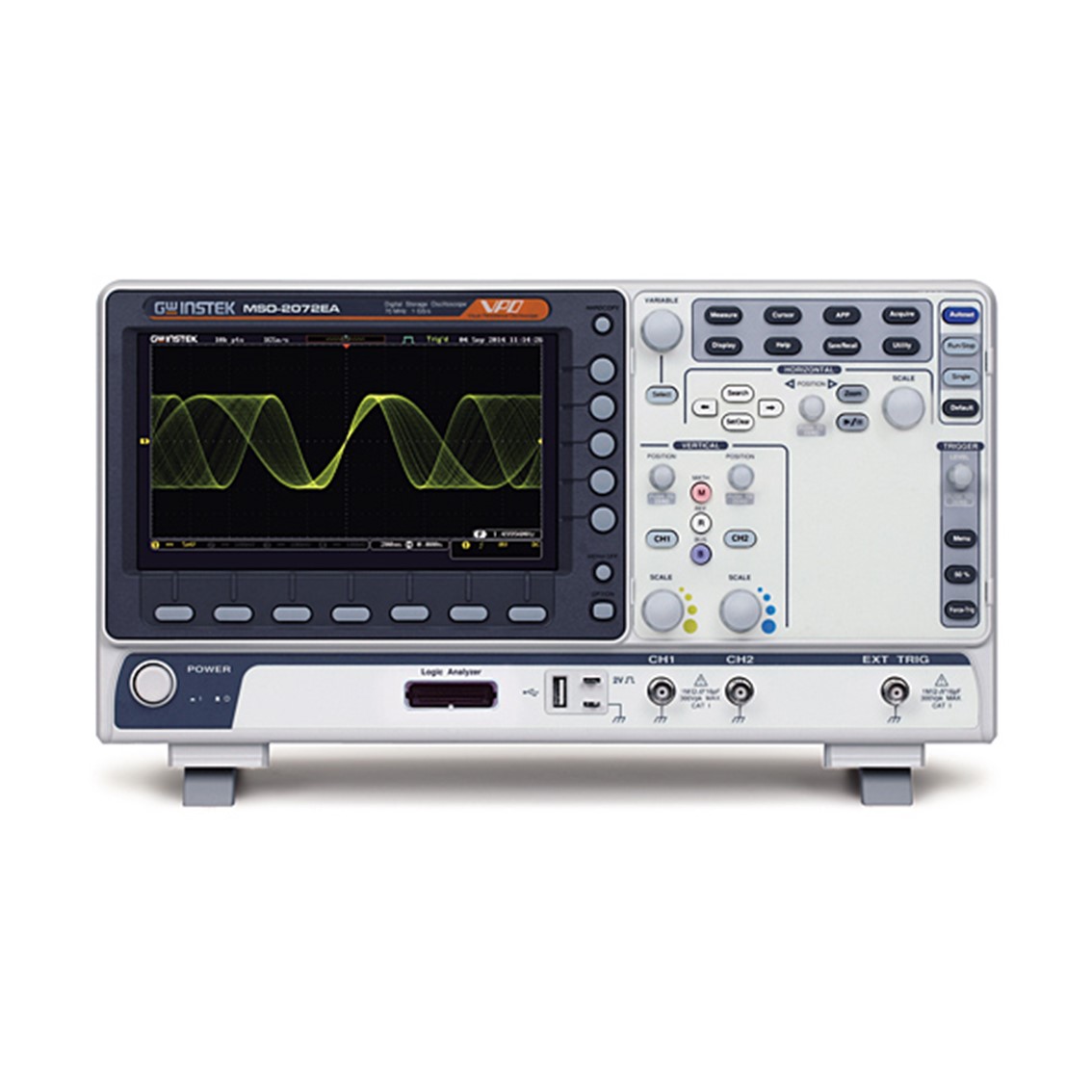 [ GWINSTEK ] MSO-2102EA  디지탈 오실로스코프 2채널/100MHz/1GSa/10Mpts