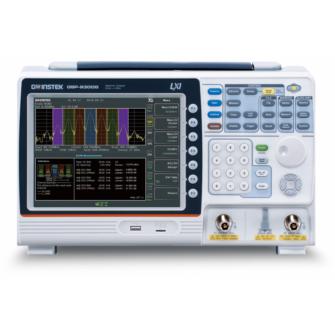 GWINSTEK GSP-9300B  스펙트럼 아날라이저 9kHz~3GHz,1Hz