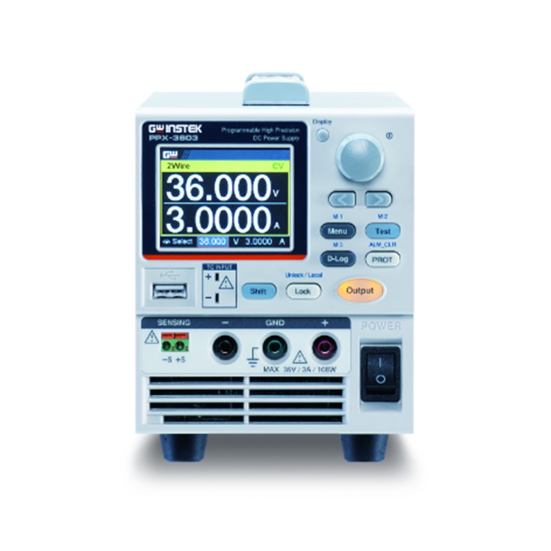 GWINSTEK PPX-10H01  고정밀 DC파워서플라이 100V/1A/100W DC전원공급기