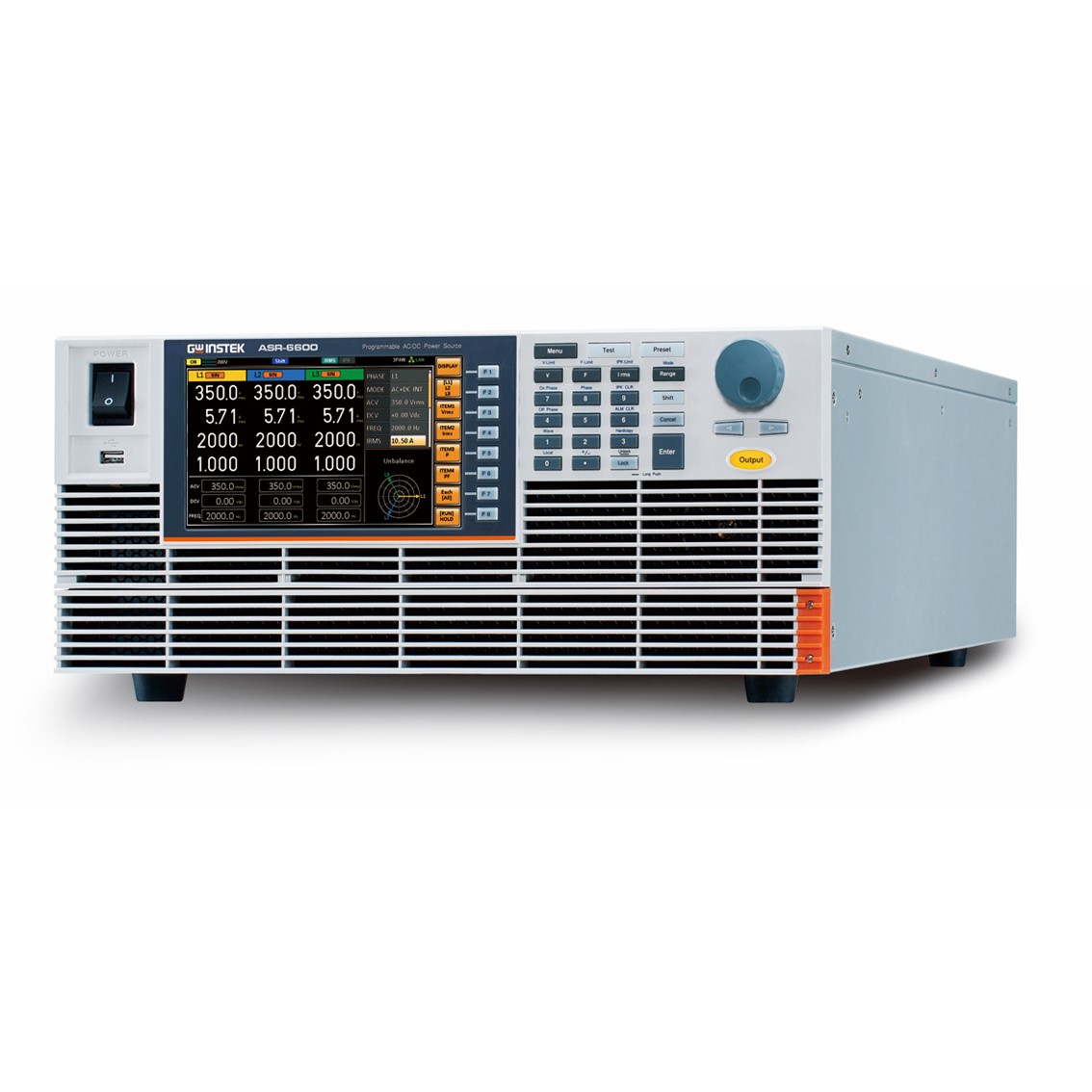 GWINSTEK ASR-6450  고성능 AC/DC파워서플라이 4.5kVA  AC,DC전원공급기 4U