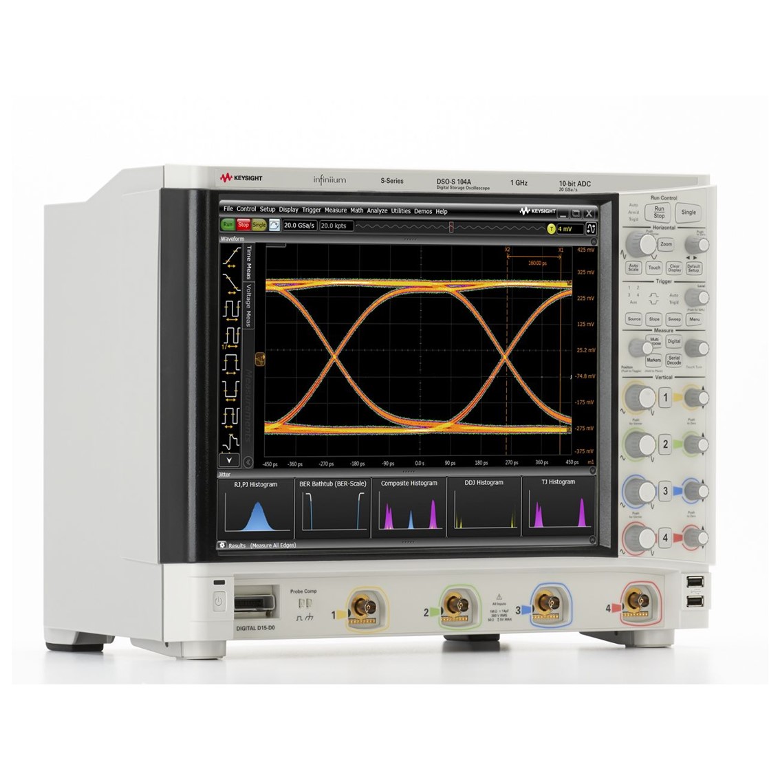 [ KEYSIGHT ] DSOS604A 고해상도 오실로스코프: 4채널/6GHz/10GSa/50Mpts