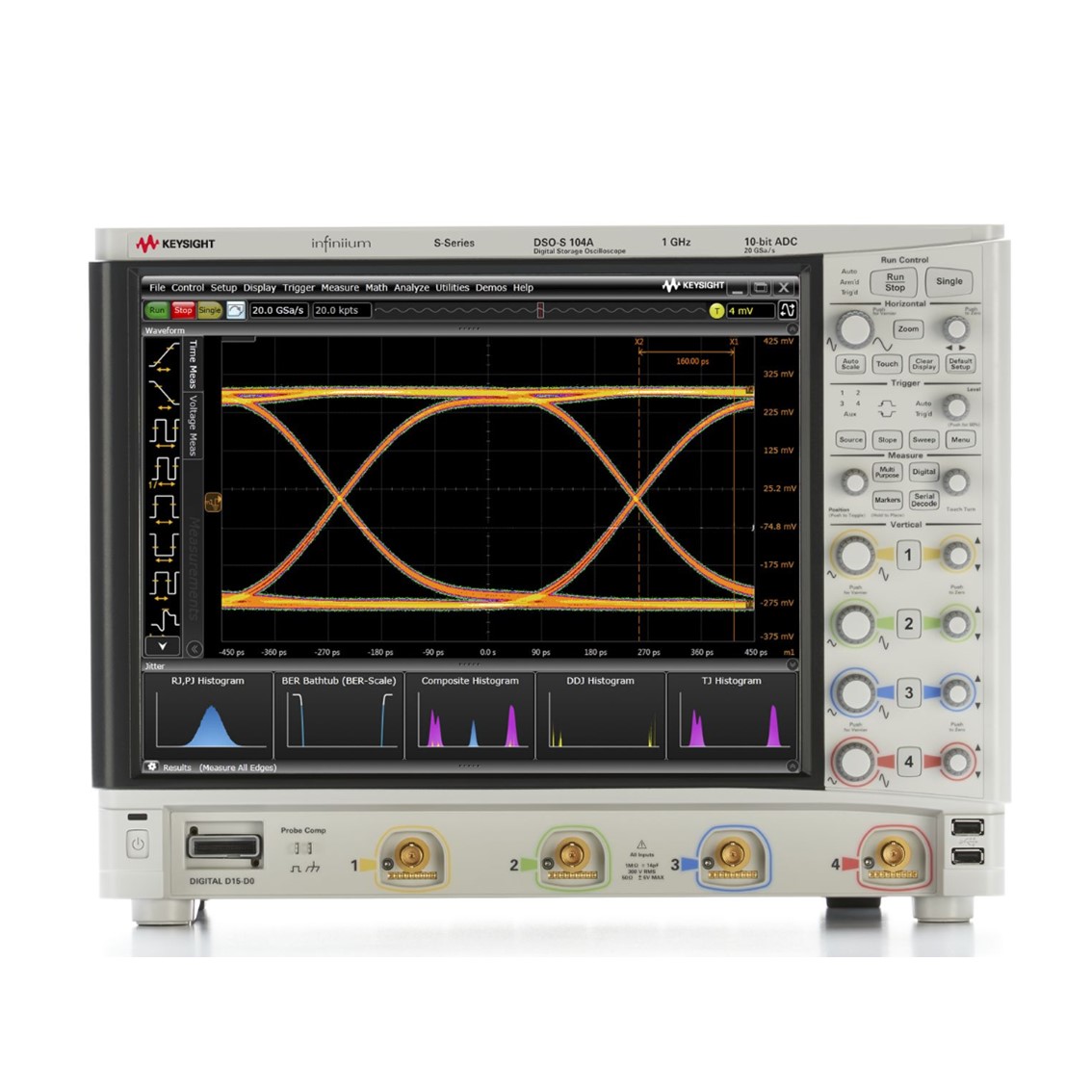 [ KEYSIGHT ] DSOS604A 고해상도 오실로스코프: 4채널/6GHz/10GSa/50Mpts