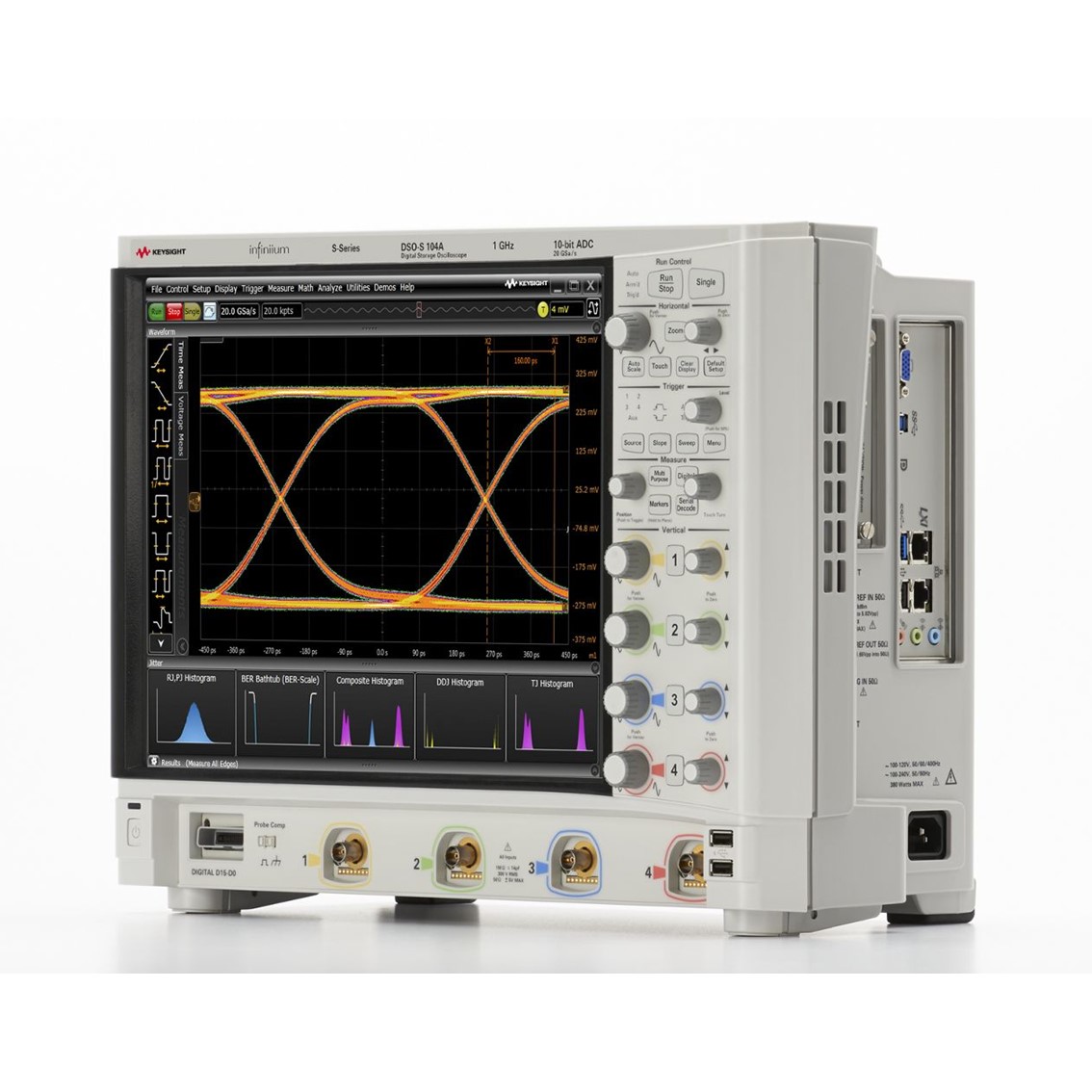 [ KEYSIGHT ] DSOS604A 고해상도 오실로스코프: 4채널/6GHz/10GSa/50Mpts