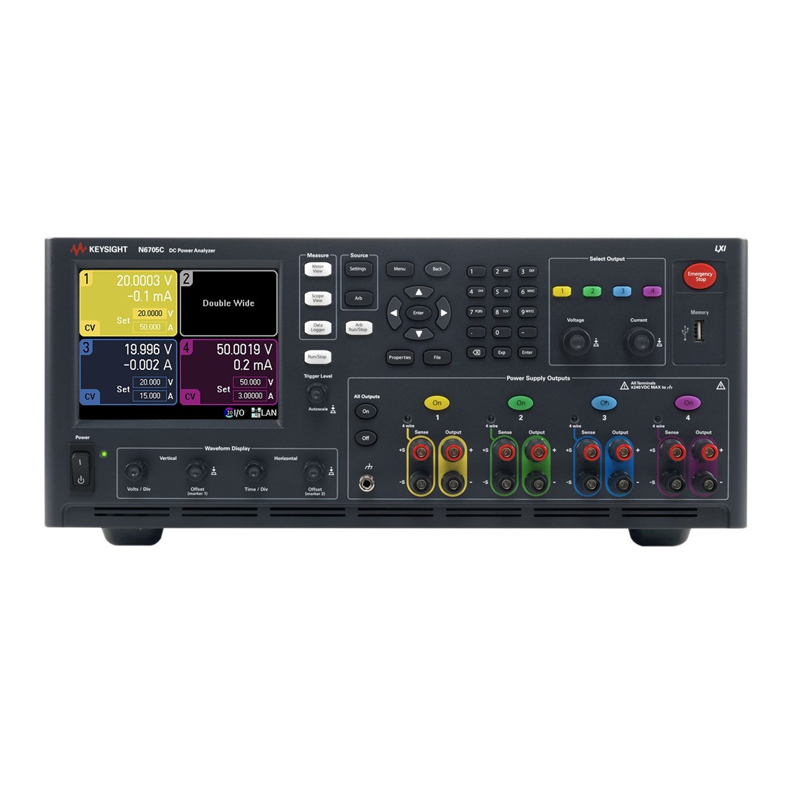 KEYSIGHT N6705C  DC전력분석기,파워미터 메인프레임 USB/LAN/GPIB