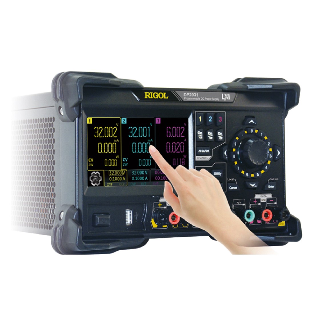 RIGOL DP2031  DC파워서플라이,DC전자로드 222W, 3CH(32V/3A, 32V/3A, 6V/5A),1mV/1mA