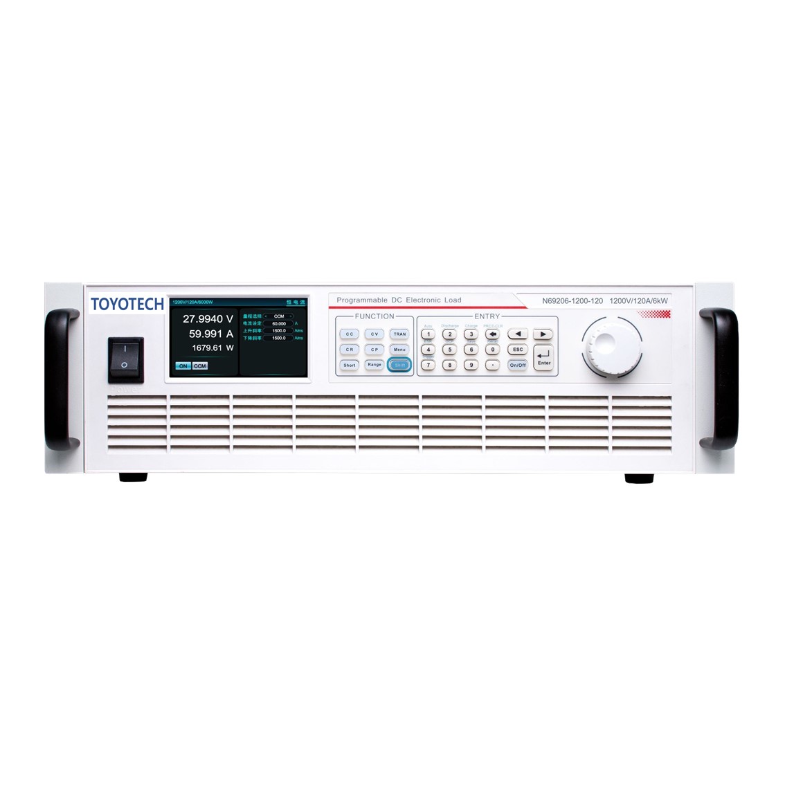 TOYOTECH T69230-150-2500  고성능 DC전자로드 150V, 2500A, 30kW DC전자부하