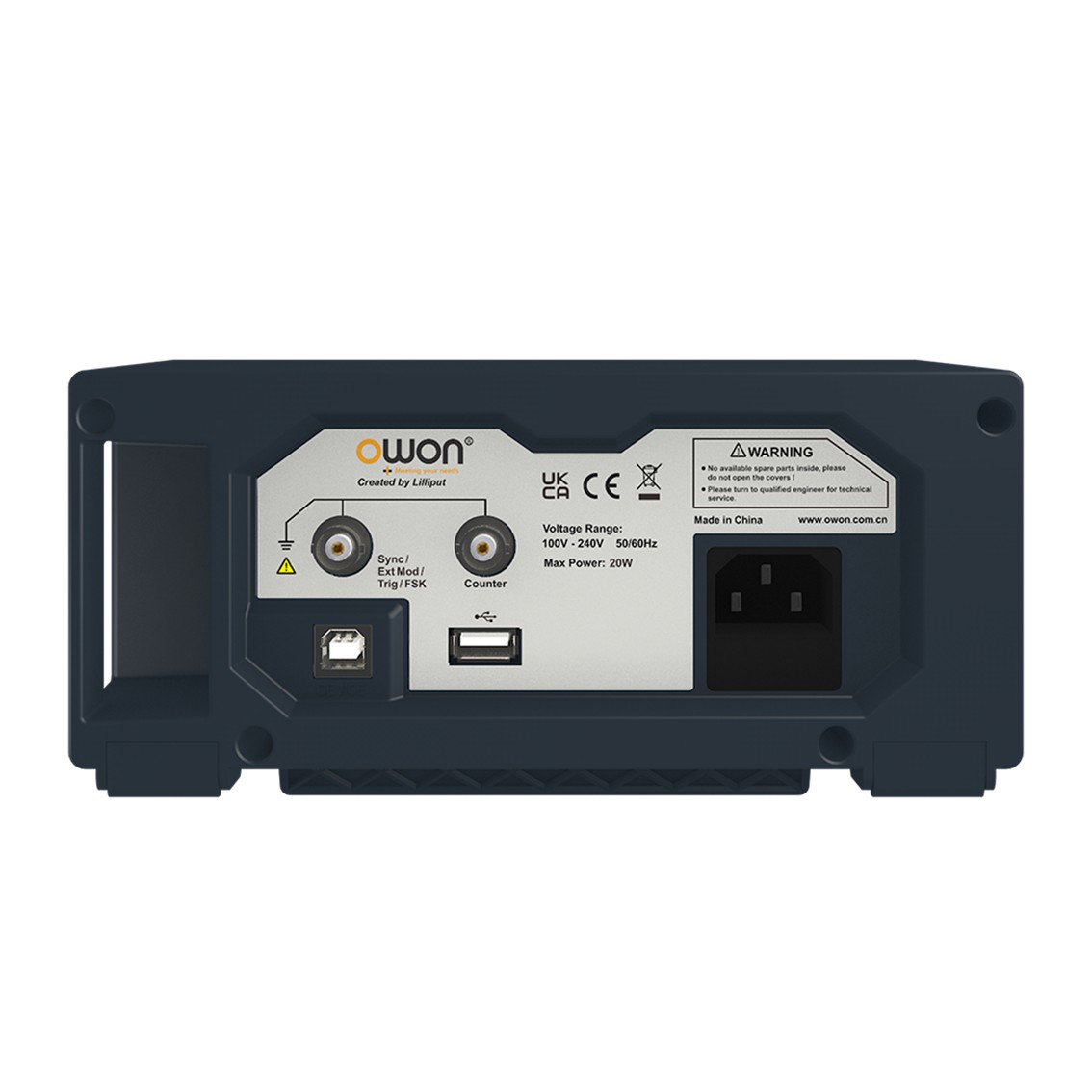 OWON DGE3031 파형 발생기, 1채널, 30MHz, 125MS/s, 14Bits, 8K 메모리, USB