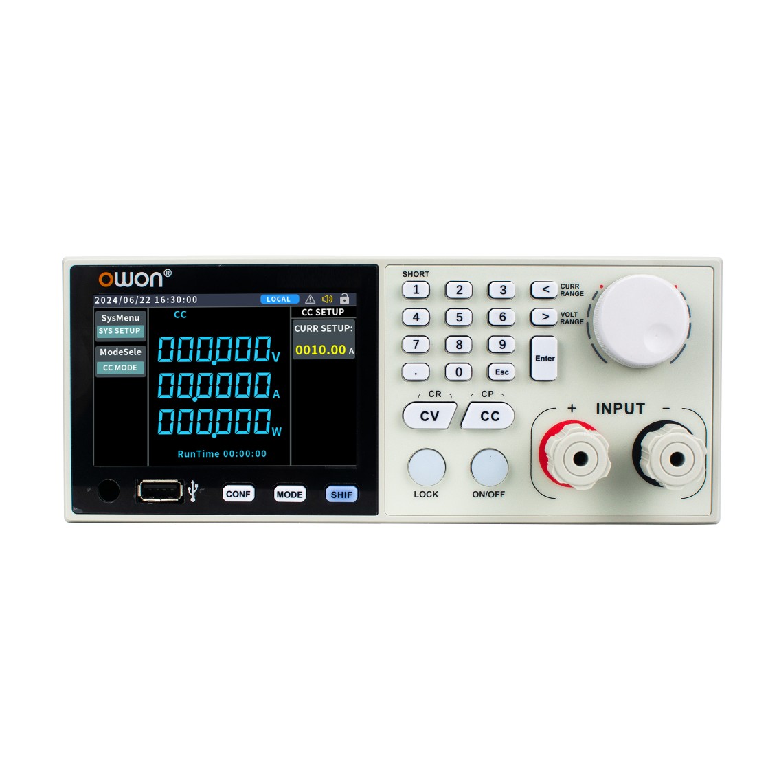 OWON OEL8511B DC전자부하 300V, 20A, 200W DC전자부하