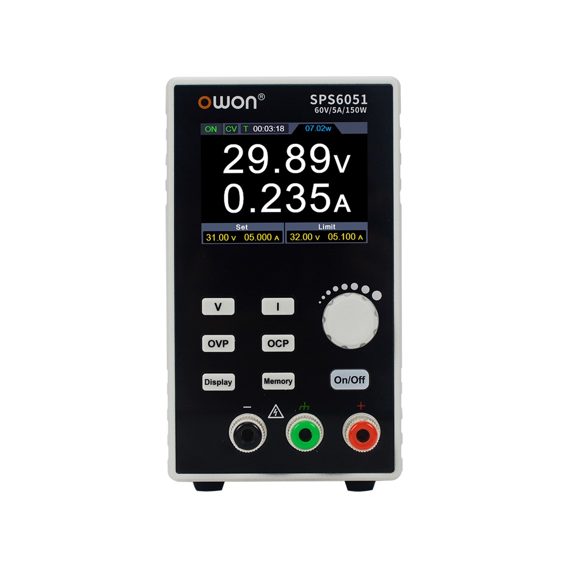 OWON SPS3051  DC파워서플라이 30V,5A,150W 해상도10mV,1mA, USB