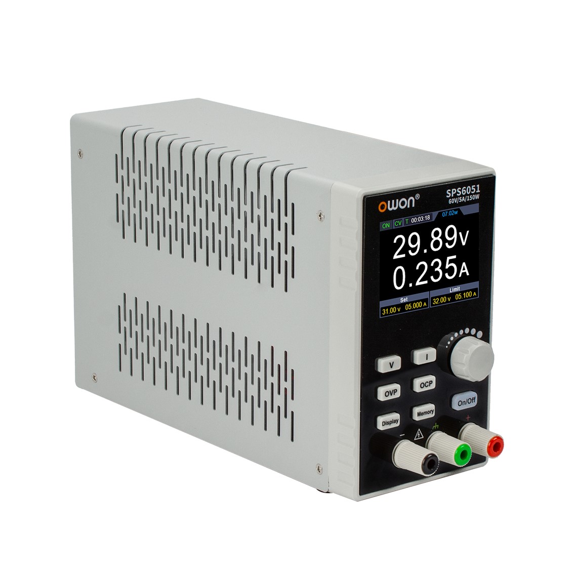 OWON SPS3051  DC파워서플라이 30V,5A,150W 해상도10mV,1mA, USB