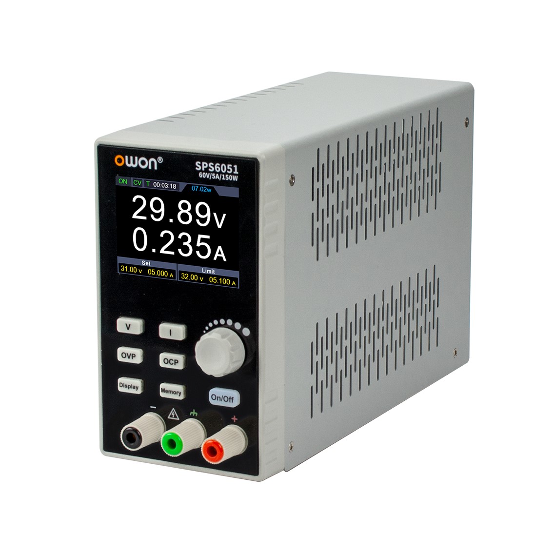 OWON SPS3051  DC파워서플라이 30V,5A,150W 해상도10mV,1mA, USB