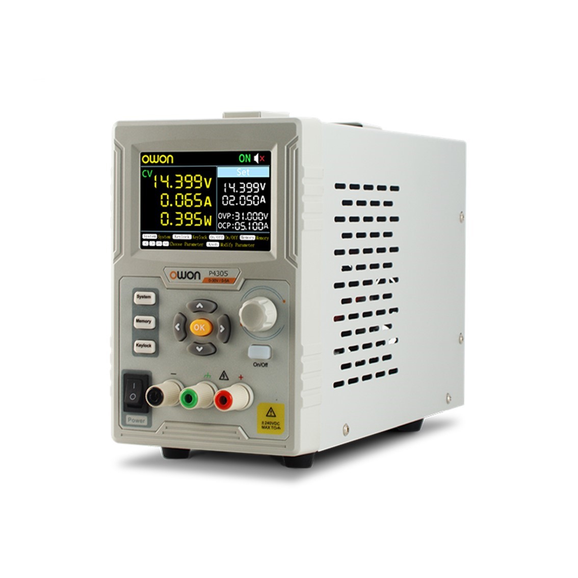 OWON P4603 리니어 DC파워서플라이 60V-3A, 180W, 1CH DC전원공급장치