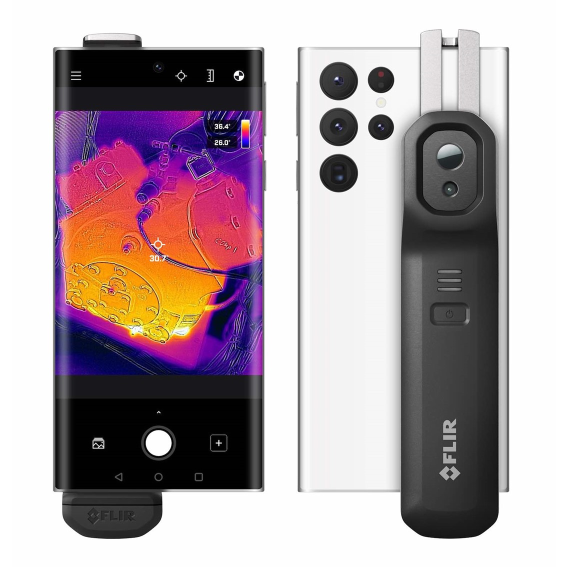 FLIR ONE EDGE PRO  플리어 열화상 카메라 Android(USB-C) (160X120픽셀/19,200화소, 0.07℃ , -20°C~400°C)