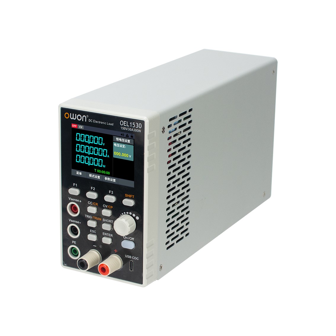 OWON OEL1520  DC전자로드 150V, 20A, 300W DC전자부하 RS232C, RS485