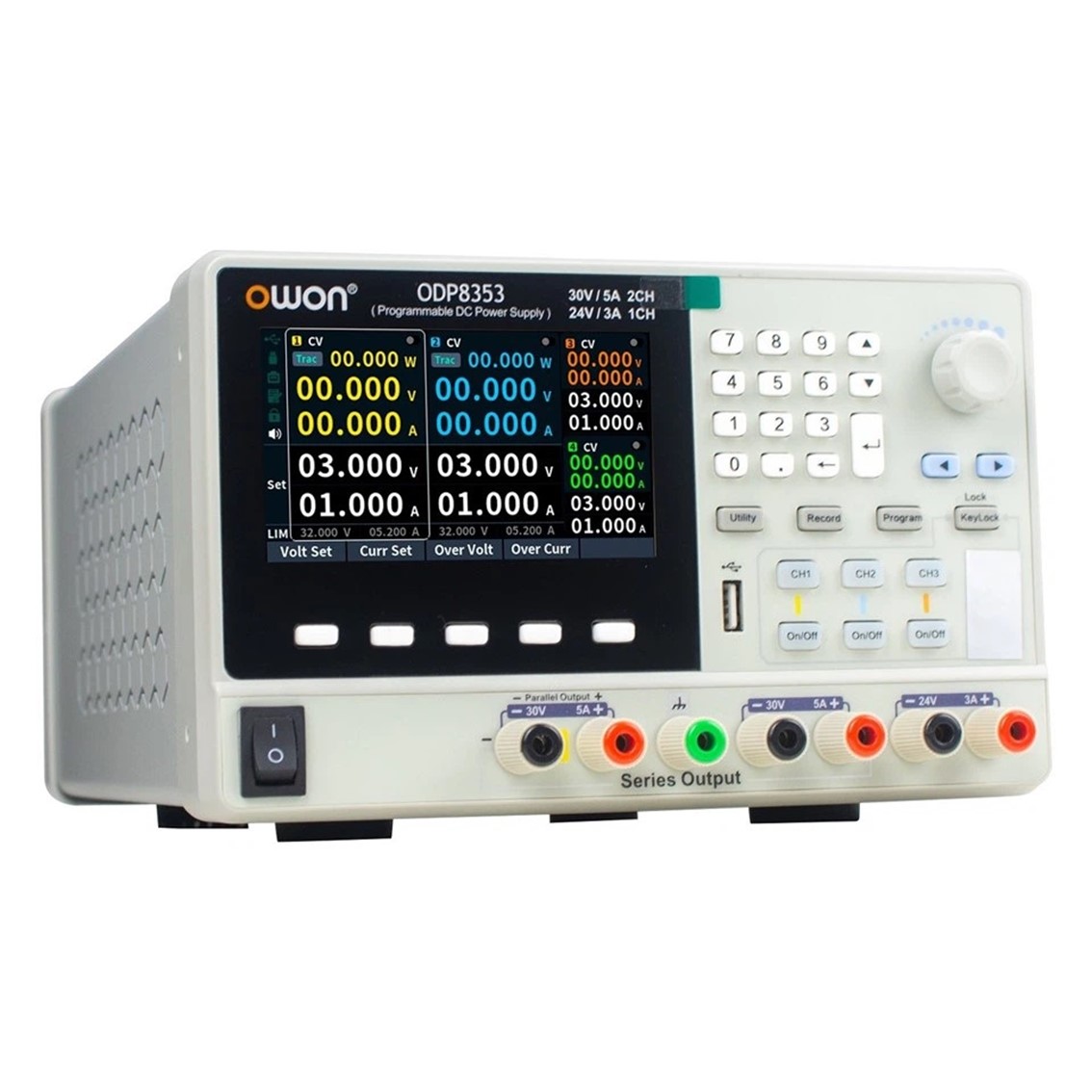 OWON ODP8654  DC파워서플라이 4채널 60V, 5A, 90W 2CH 24V, 3A, 24W 2CH DC전원공급기