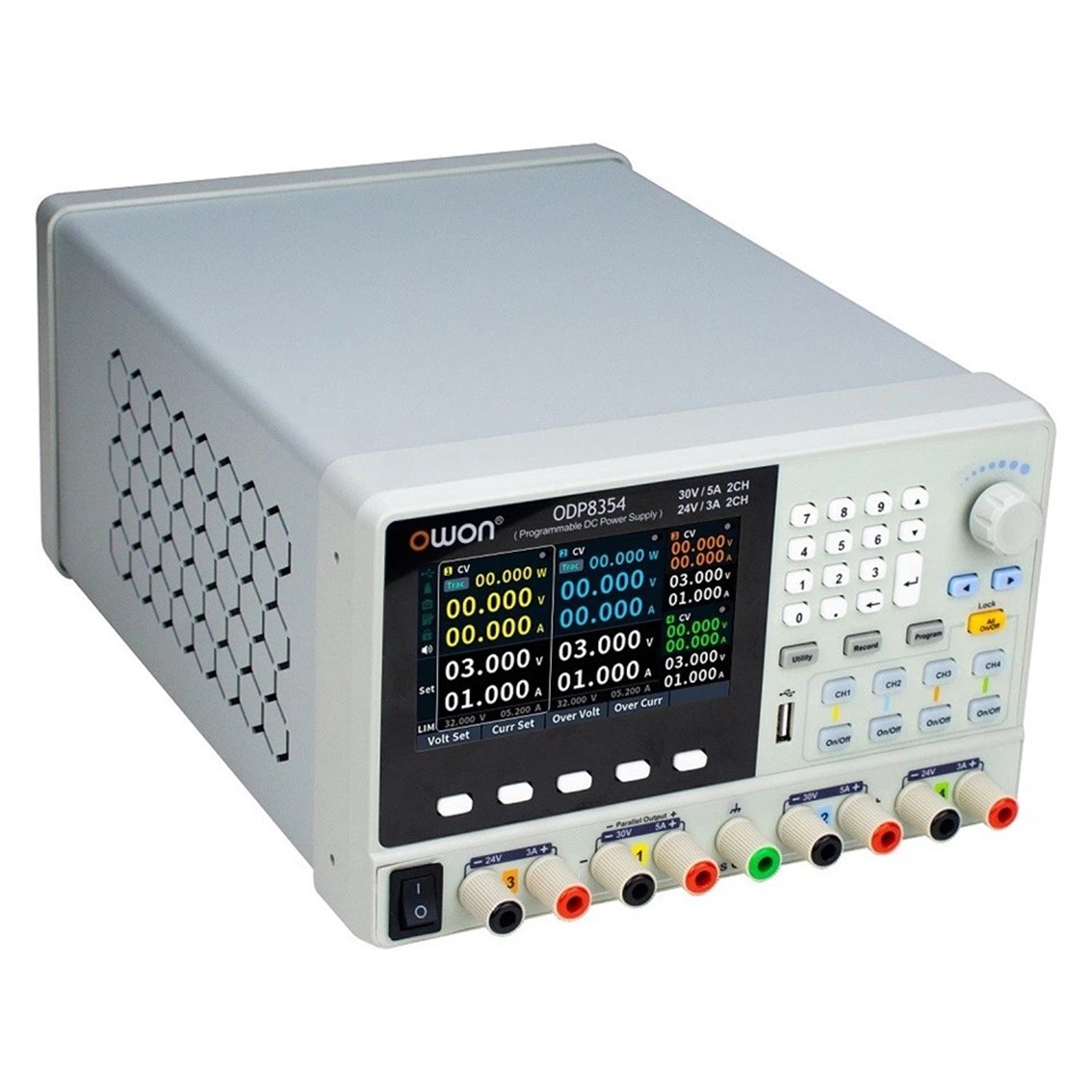 OWON ODP8654  DC파워서플라이 4채널 60V, 5A, 90W 2CH 24V, 3A, 24W 2CH DC전원공급기