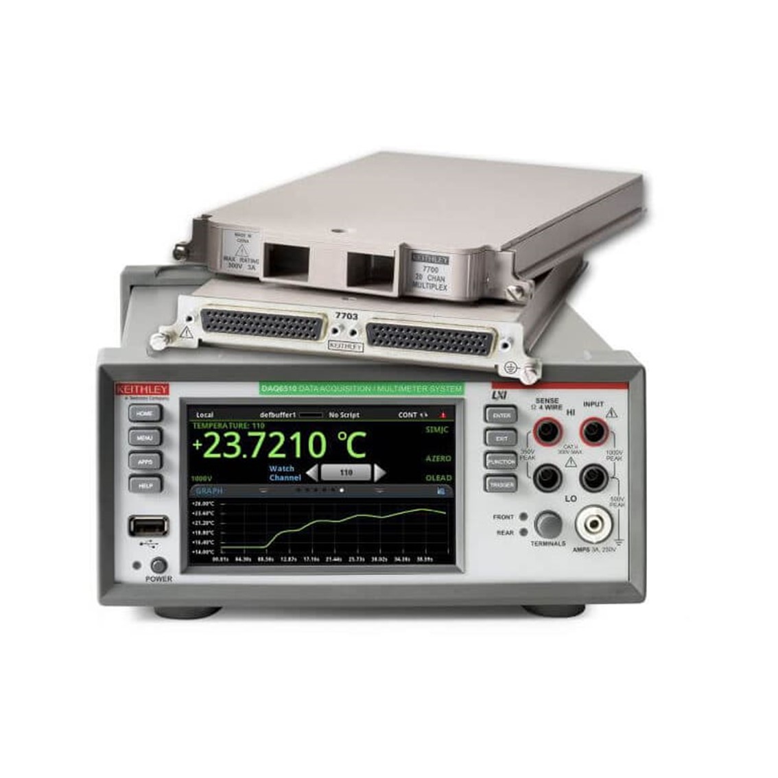 TEKTRONIX DAQ7700  데이터수집  20채널멀티플렉서