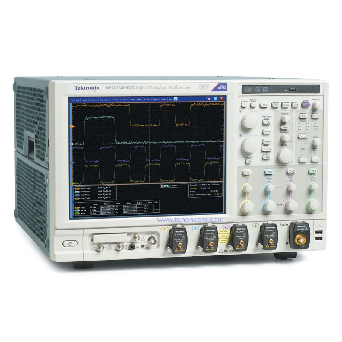TEKTRONIX DPO70804DX  4채널, 8GHz, 50GS/s, 62.5M 고성능 오실로스코프