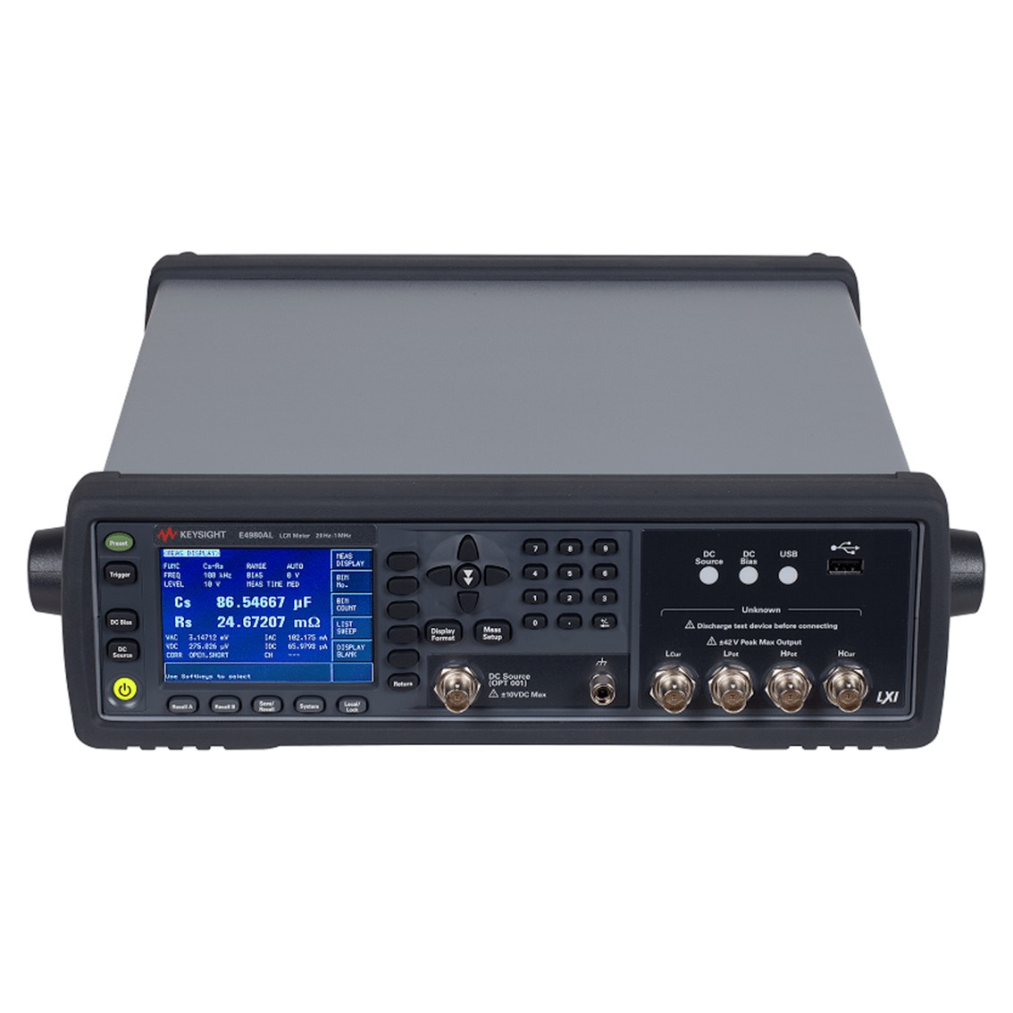 KEYSIGHT E4980BL-102  정밀LCR 미터 20Hz -1MHz with DCR 4디지트, 0.05%