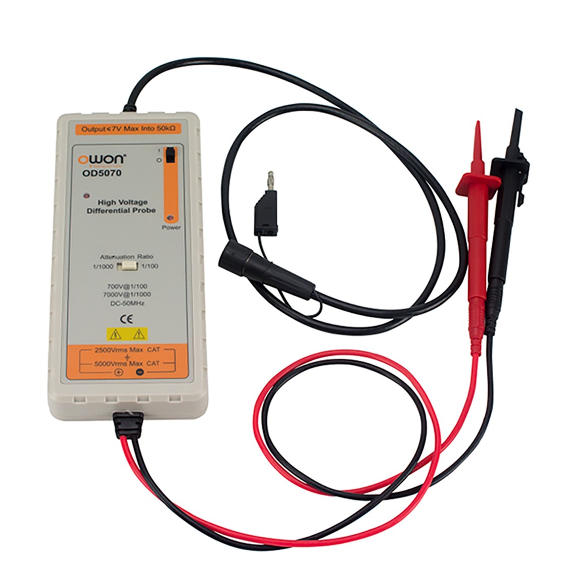 OWON OD5026  액티브 고전압 프로브 50MHz, 2600V