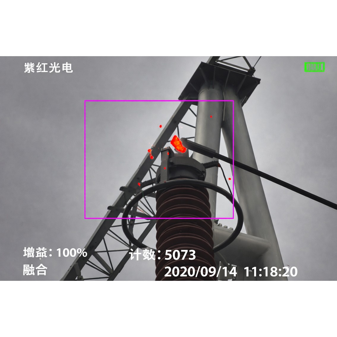 UVIRSYS ZH480  휴대용 코로나 감지 카메라 UV+VIS 듀얼 F.O.V 렌즈 코로나 초음파음향카메라