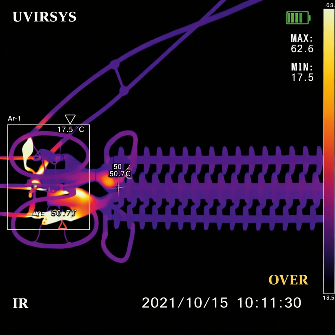 UVIRSYS ZH580  휴대용 코로나, 적외선 감지 카메라 UV, IR,VIS 코로나 초음파음향카메라