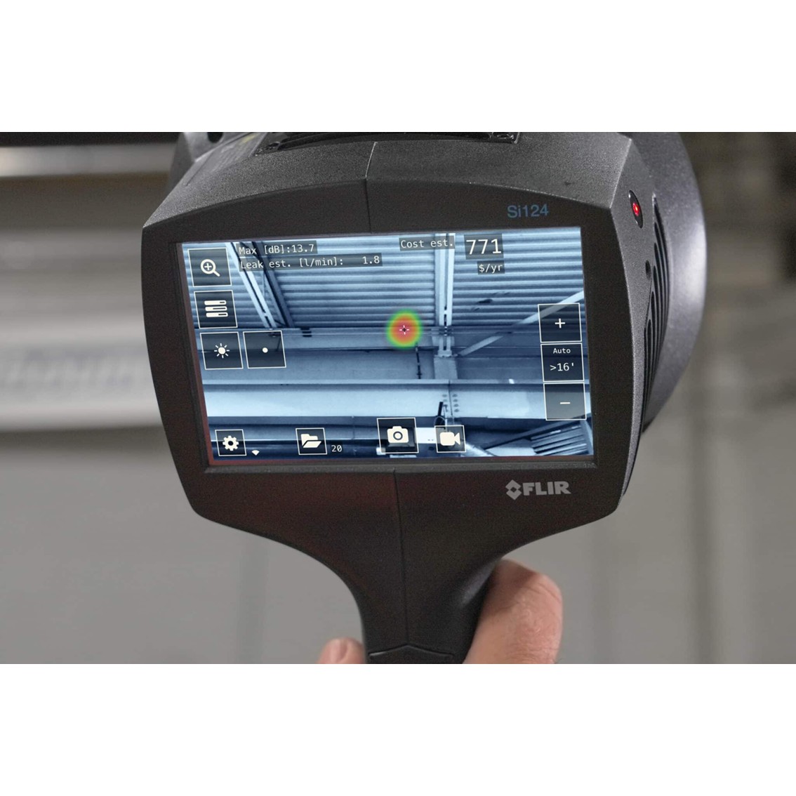 FLIR Si124 LD PLUS  음향카메라(LD) 가스누출용 0.3m-130m (단종)