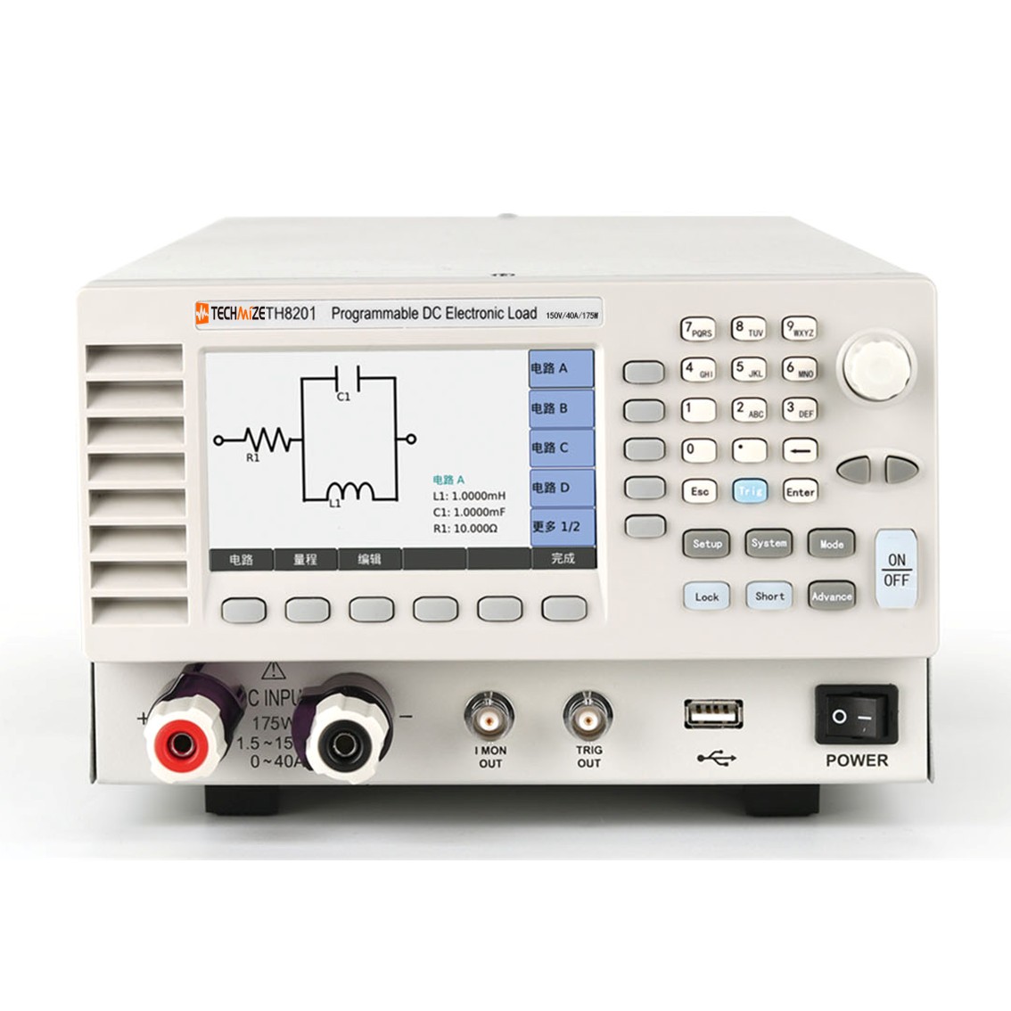 TECHMIZE TH8202  DC전자로드 150V, 80A, 350W DC전자부하