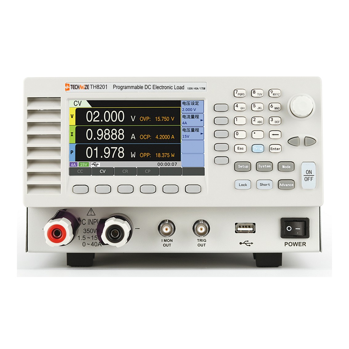 TECHMIZE TH8203 DC전자로드 150V 160A 700W DC전자부하