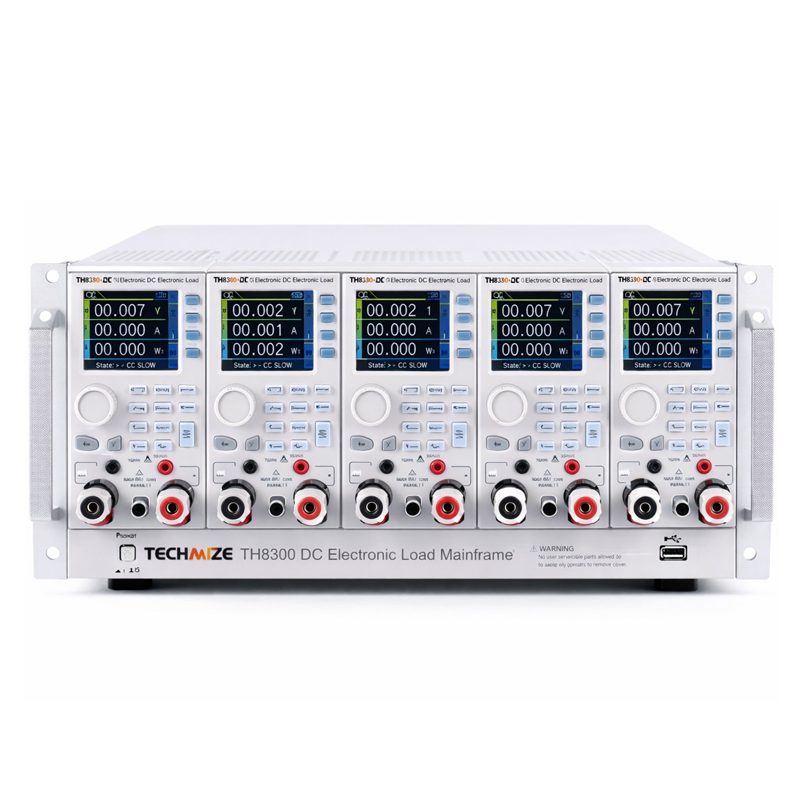 TECHMIZE TH8301A-80-20  모듈러 DC전자로드 80V, 20A, 200W*2 DC전자부하