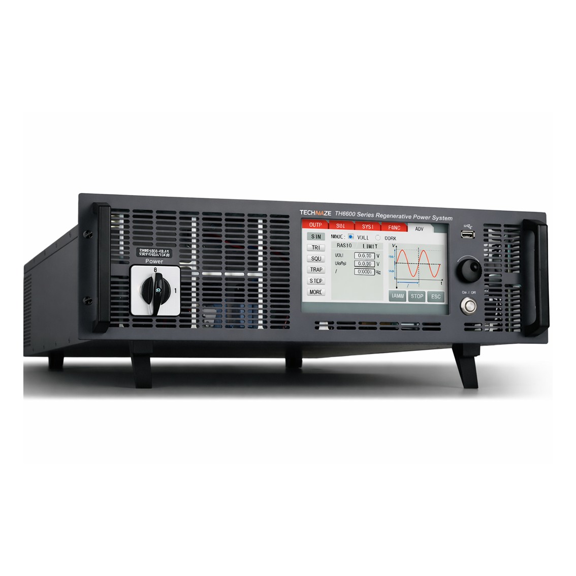 TECHMIZE TH66200L-140-10  DC전자로드 200V, 140A, 10KW DC전자부하 3U