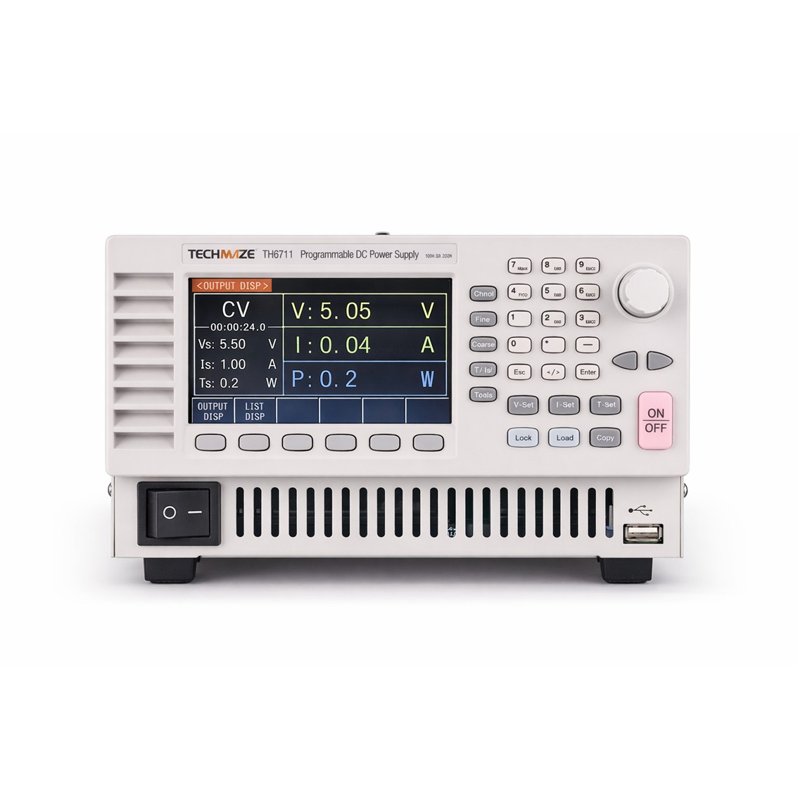 TECHMIZE TH6713A  DC파워서플라이 30V, 100A, 1080W DC전원공급기 RS232,USB,LAN 기본