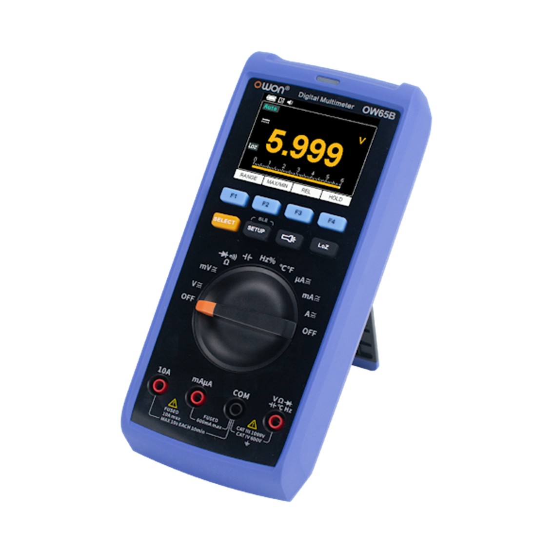 OWON OW69  디지탈 멀티미터 6,000카운트 True RMS, 0.5%, 45-1000Hz, Low Z