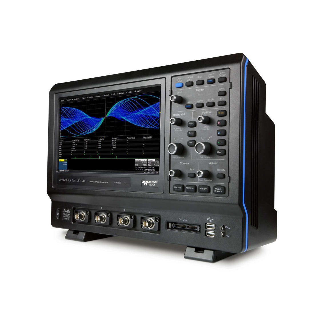 LECROY WaveSurfer 3104Z 오실로스코프 4CH 1GS 4GS 10Mpts 정전식터치